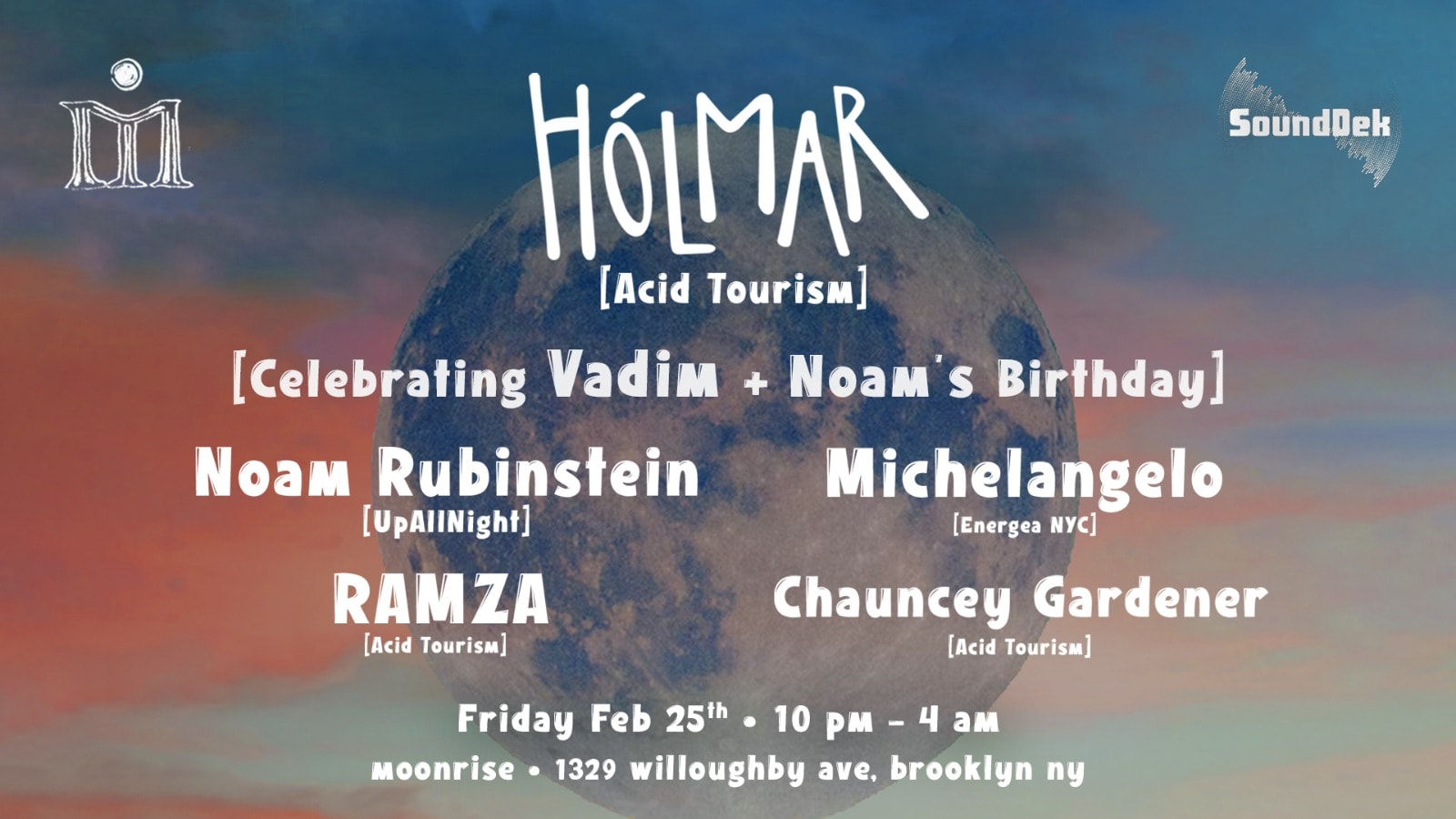 Holmar And Friends At Moonrise