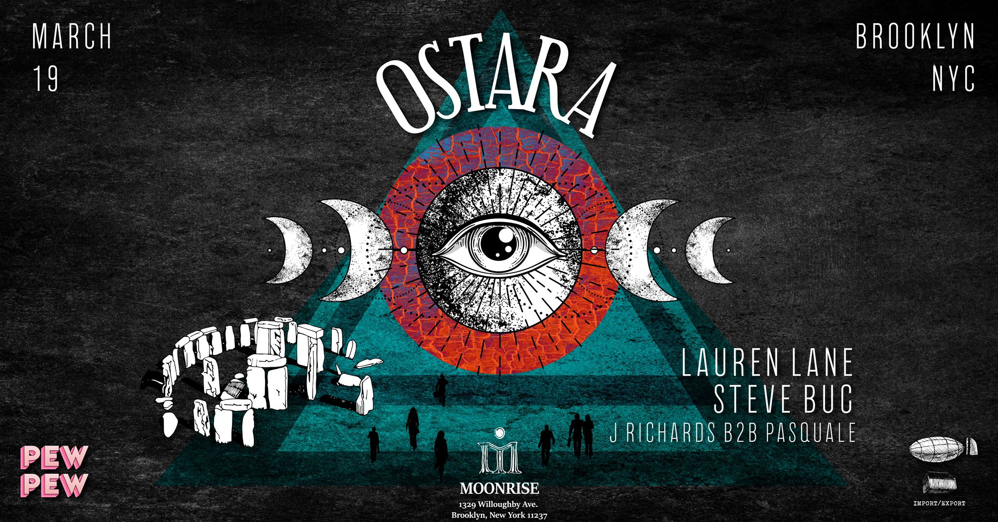Import/Export & Pew Pew Present Ostara