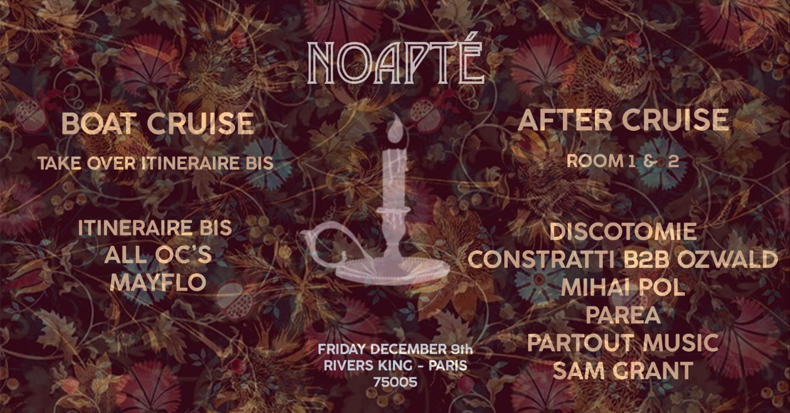 Noapté : Mihai Pol, Constratti, Itinérairebis, Discotomie...
