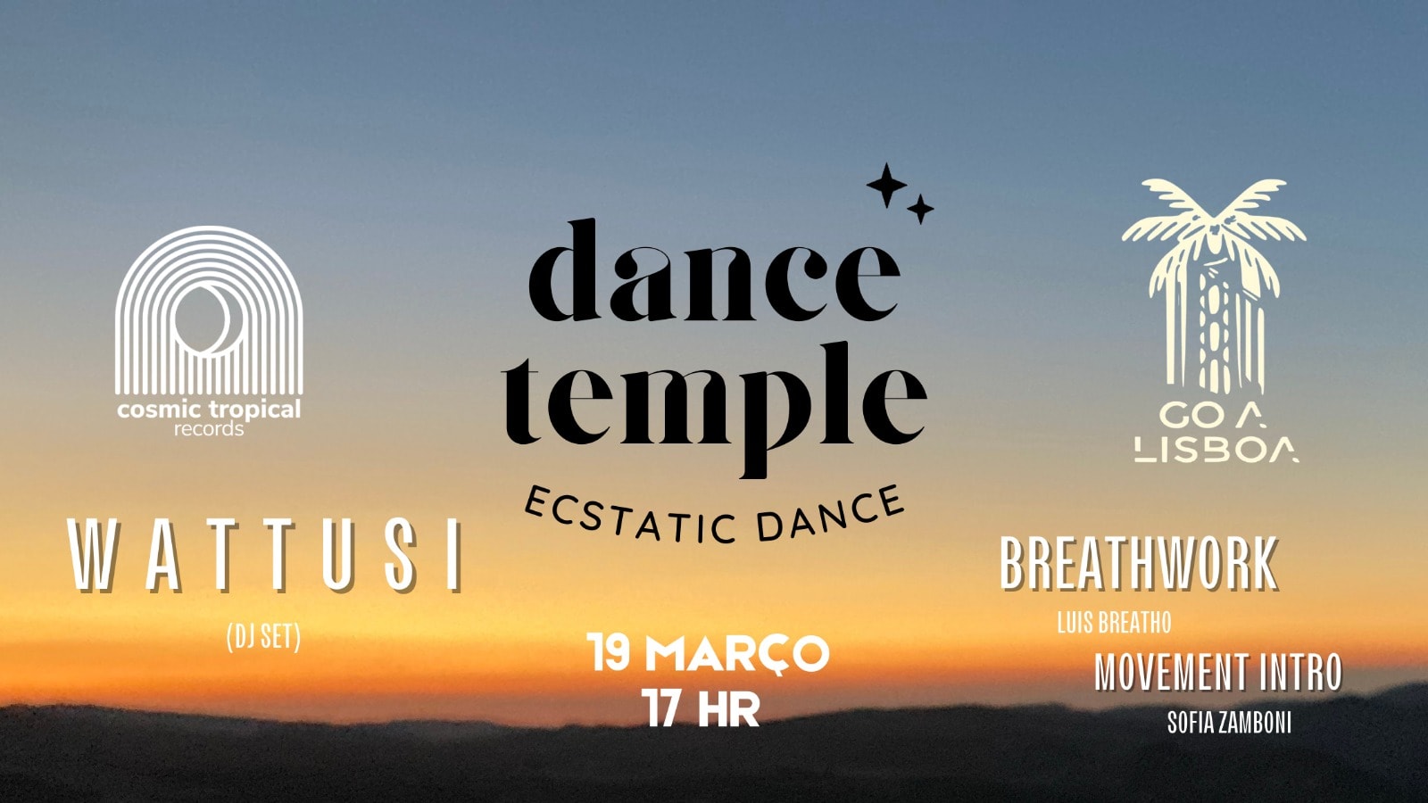 19 March • Dance Temple • Ecstatic Dance • Rooftop