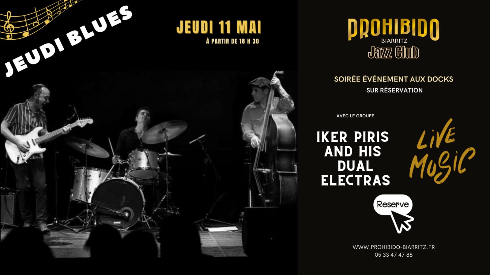 Jeudi 11 Soiree Bleues Iker Piris And His Dual Electras