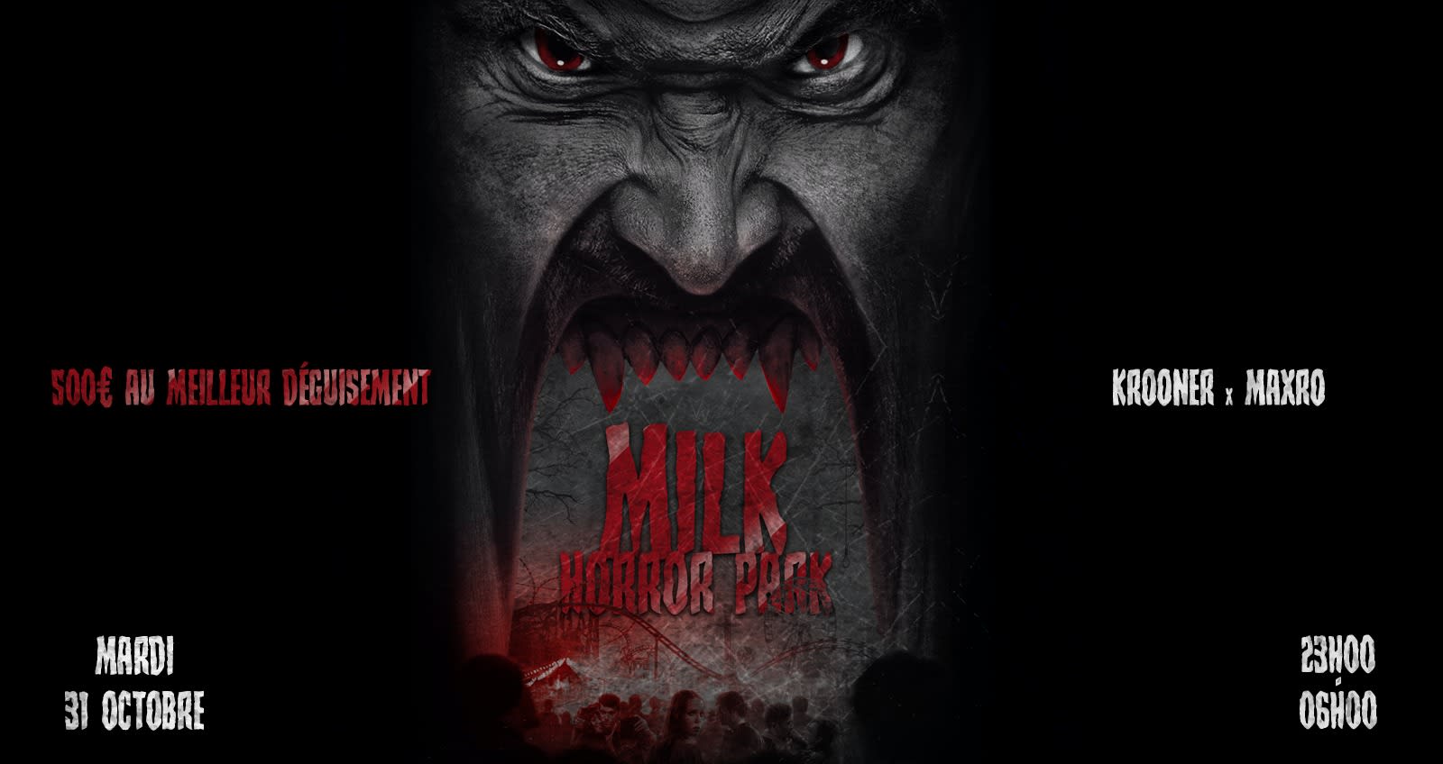 Milk Horror Park - Halloween - Mar 31 Oct