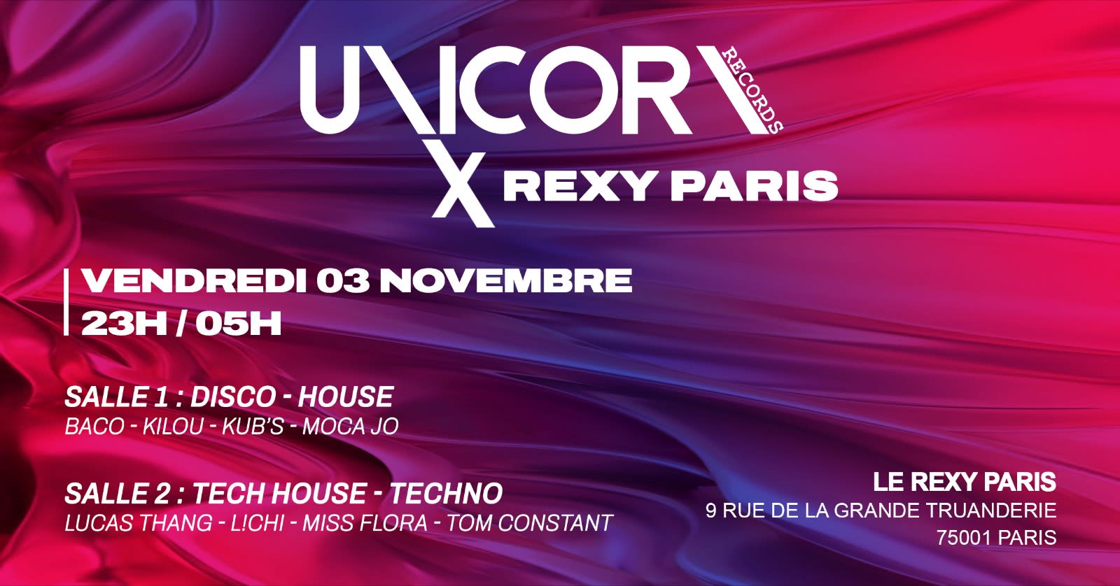Le Rexy Paris X Unicorn Records