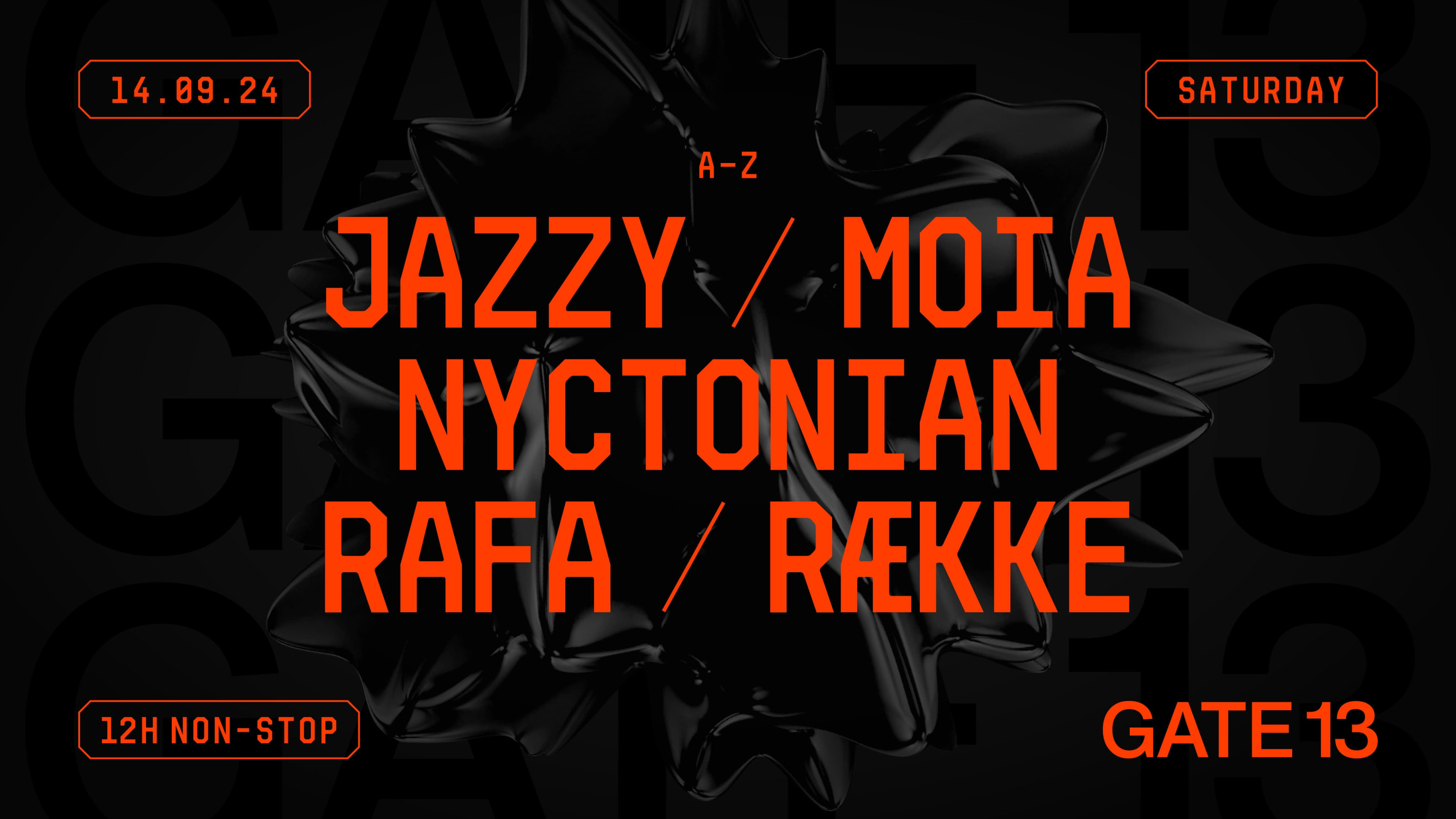12h Non-Stop | Jazzy X Nyctonian X Moia X Række