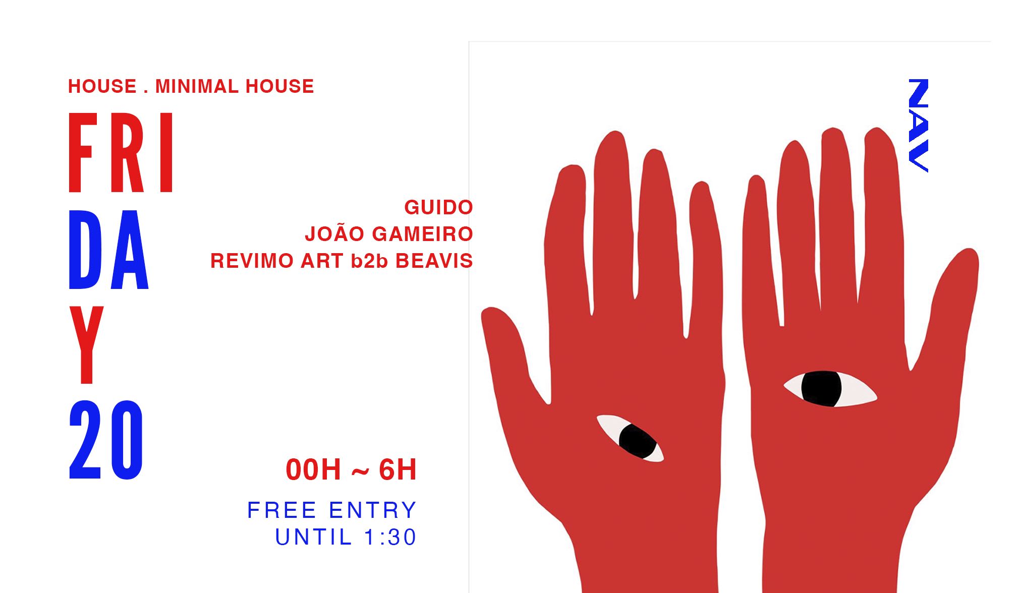 Nav W/ Guido, João Gameiro E Revimo Art B2b Beavis