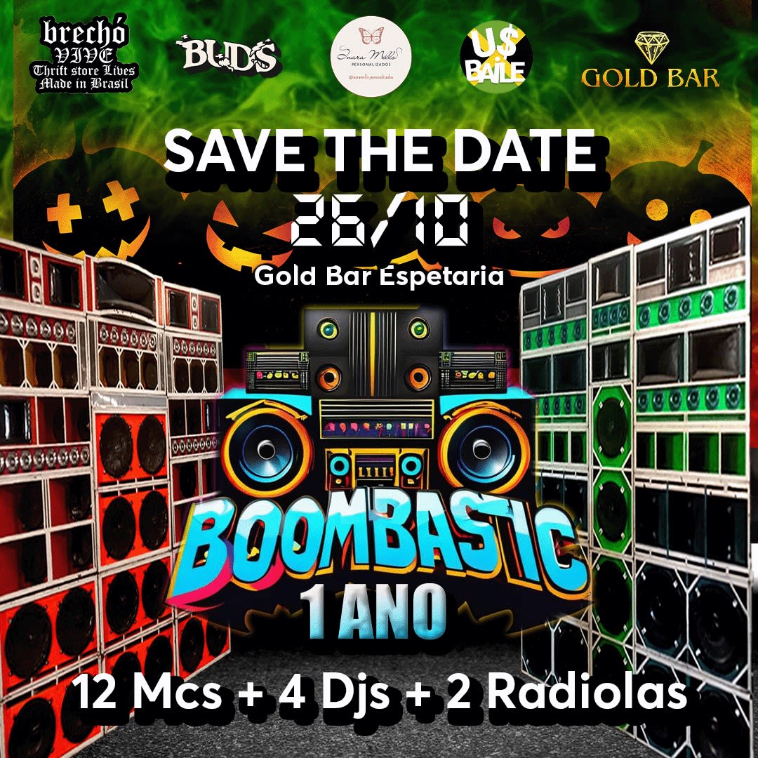 Aniversário 1 Ano De Boombastic Promo