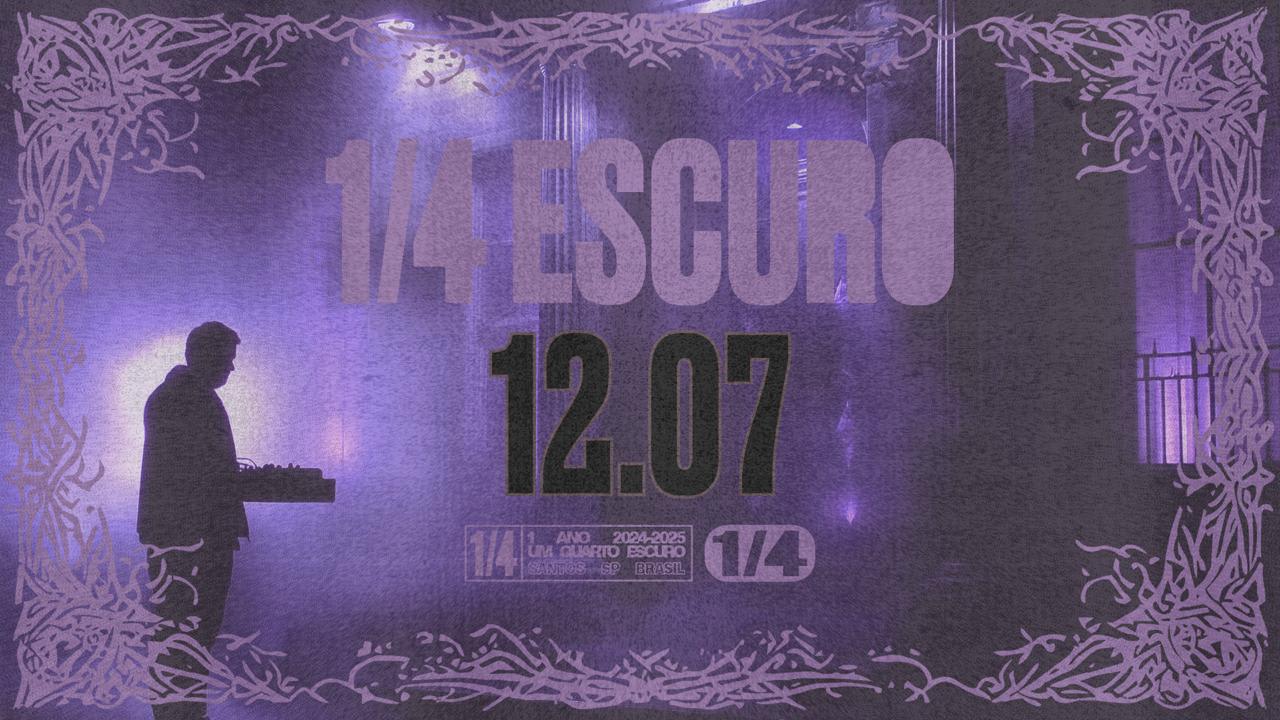 1/4 Escuro Aniversário 1 Ano