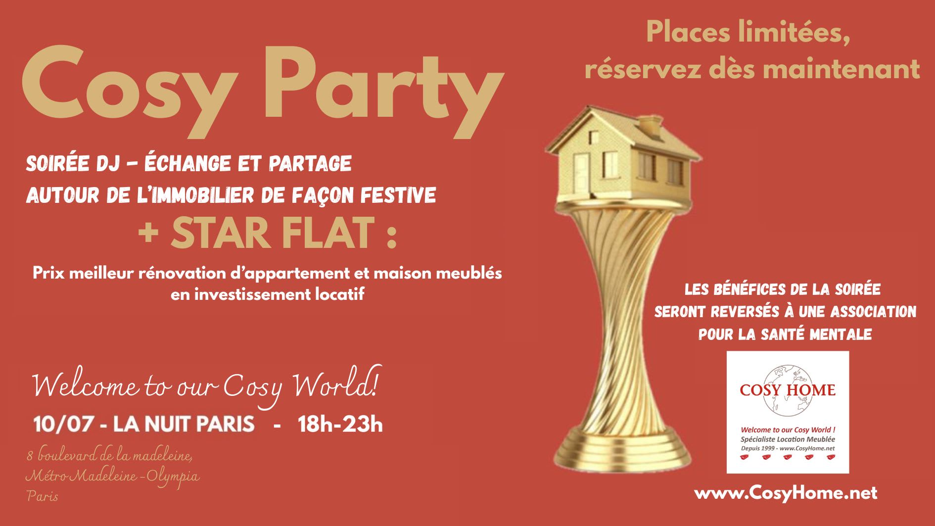Soirée Cosy Party - Star Flat