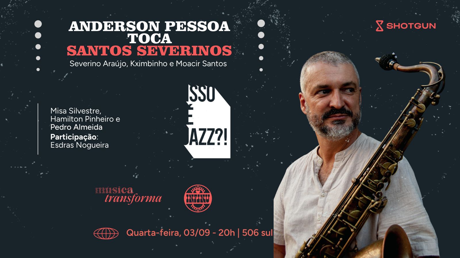 Isso É Jazz?! Anderson Pessoa Toca Dos Santos Aos Severinos