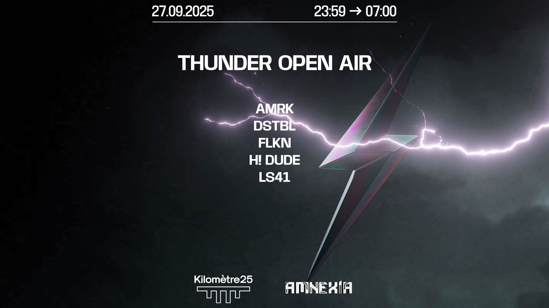 Thunder : H! Dude, Flkn, Dstbl, Ls41, Amrk