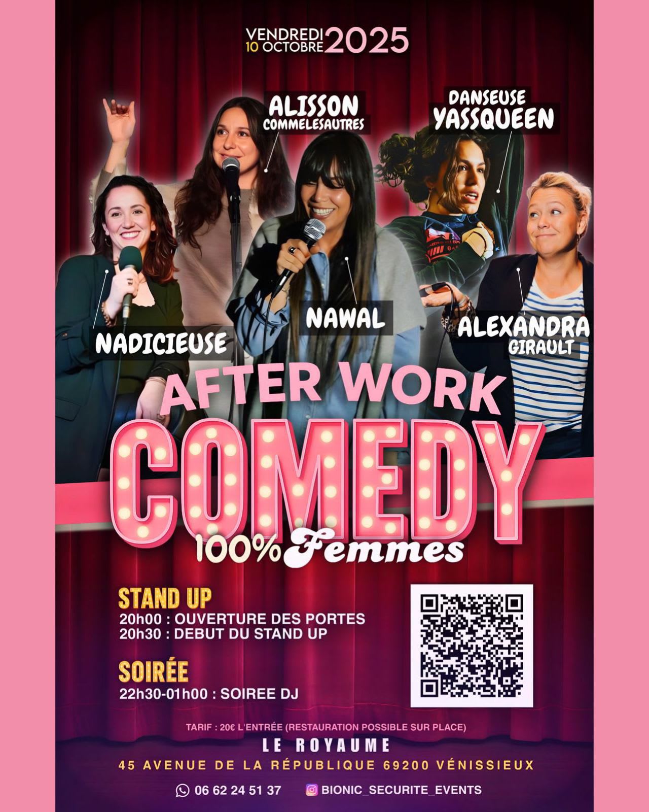 After Work Comedy 100% Femme