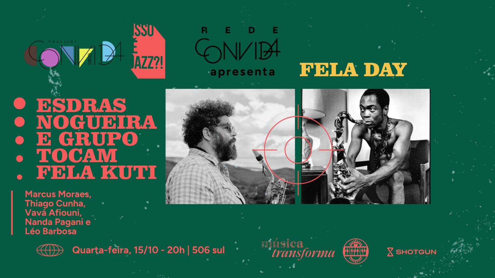 Isso É Jazz?! Fela Day | Esdras Nogueira E Grupo - Fela Kuti