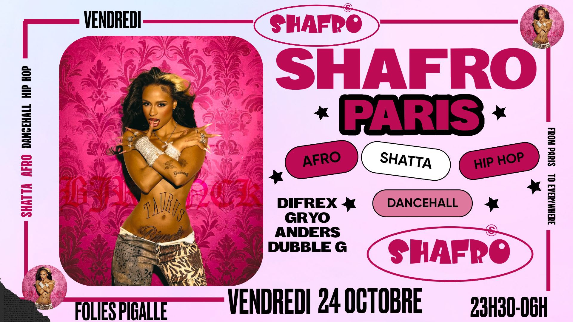 Shafro - Vendredi 24 Octobre - Folies Pigalle