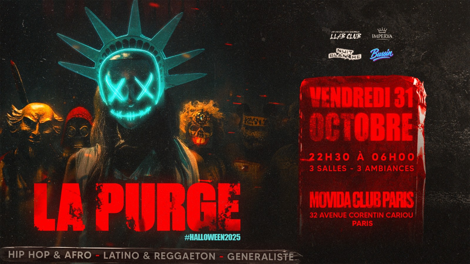La Purge - 3 Salles / 3 Ambiances #Halloween2025