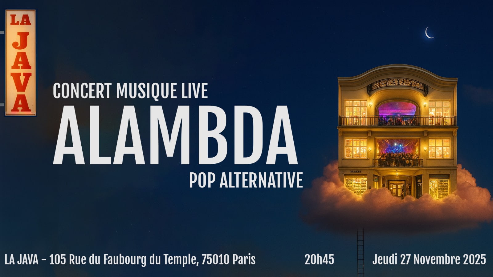 Alambda - Concert Pop Alternative