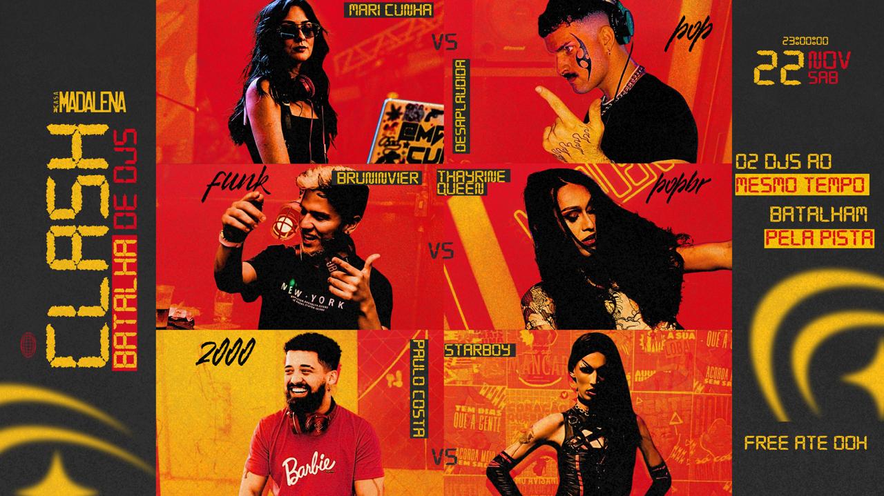 Clash | Batalha Djs | Novembro | Free*