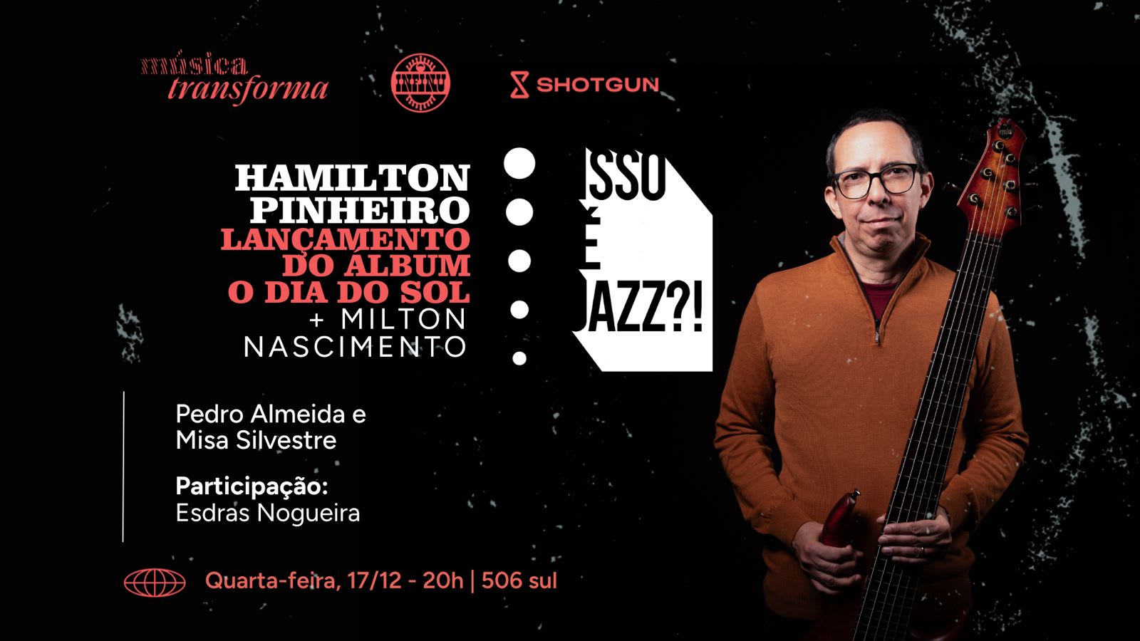 Isso É Jazz?! Hamilton Pinheiro Toca Milton Nascimento