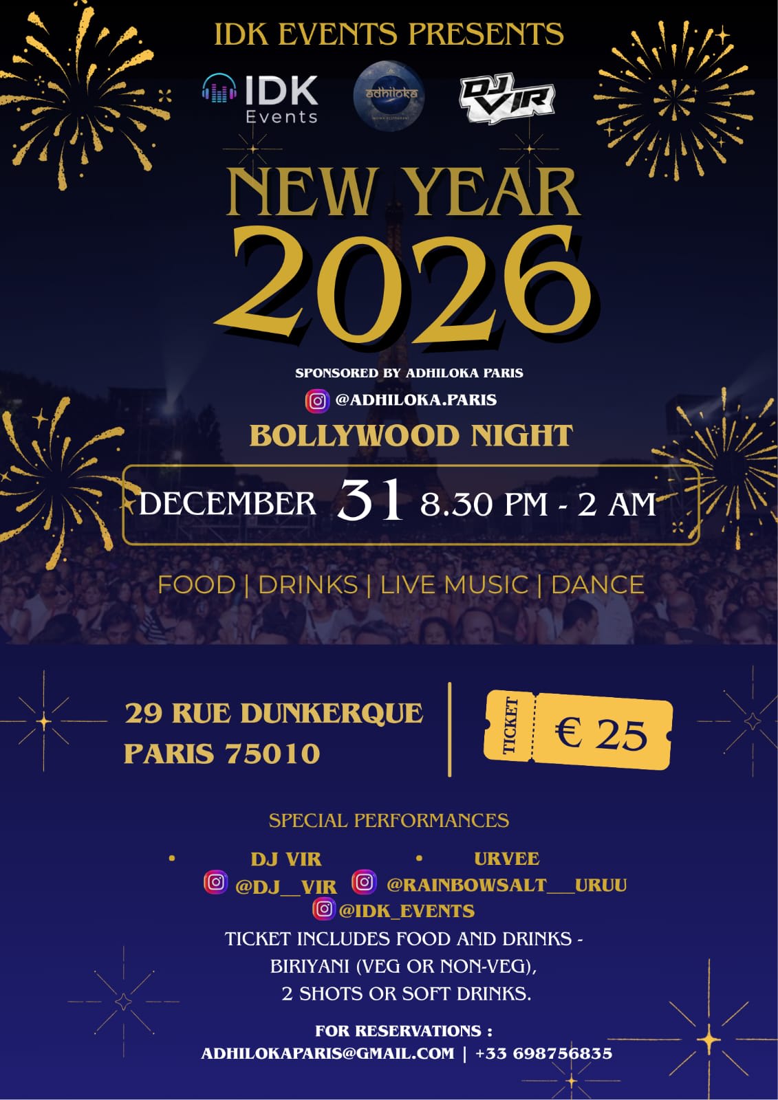 Bollywood Night - New Year 2026