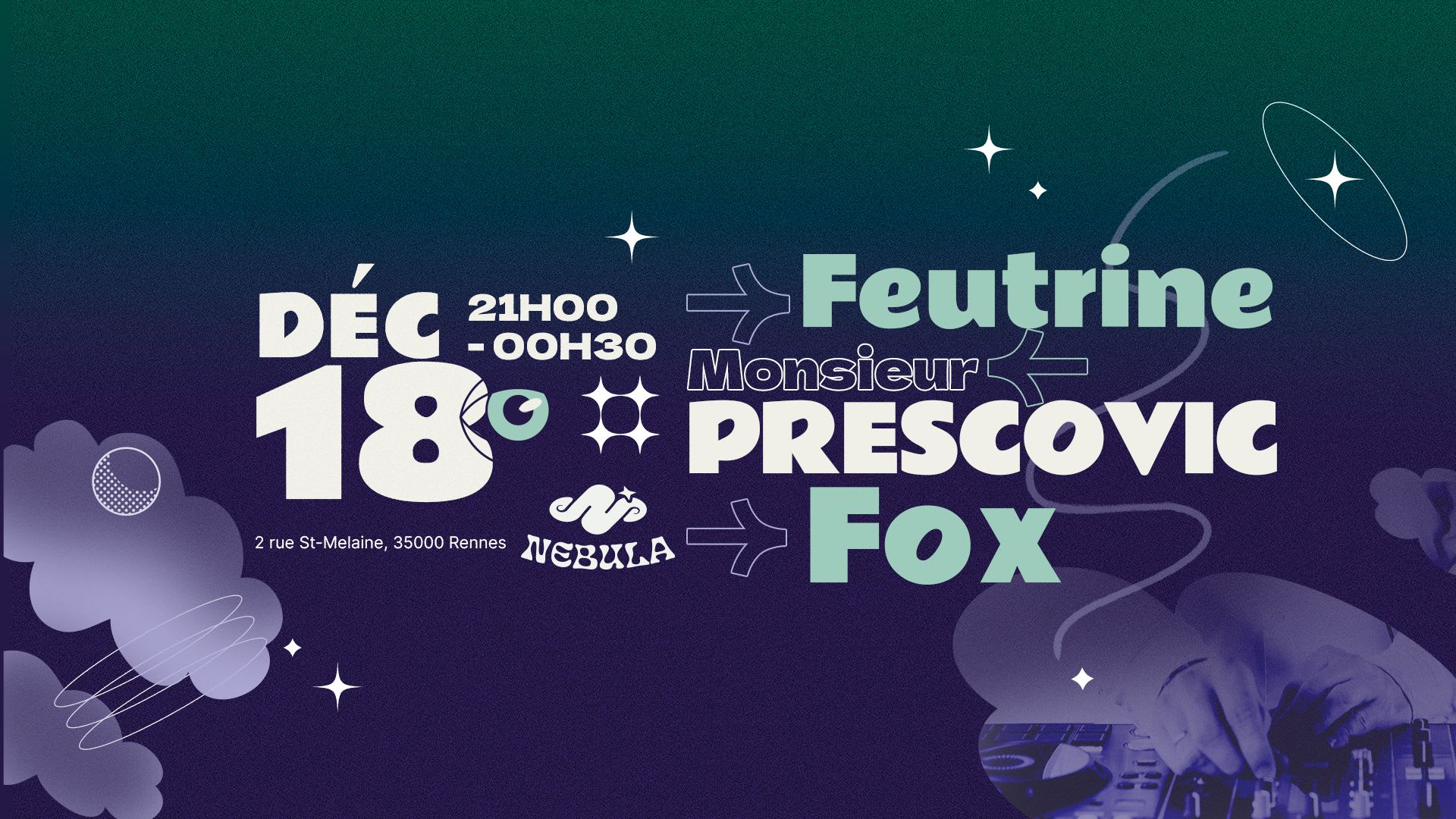 Dj Set Feutrine X Prescovic X Fox