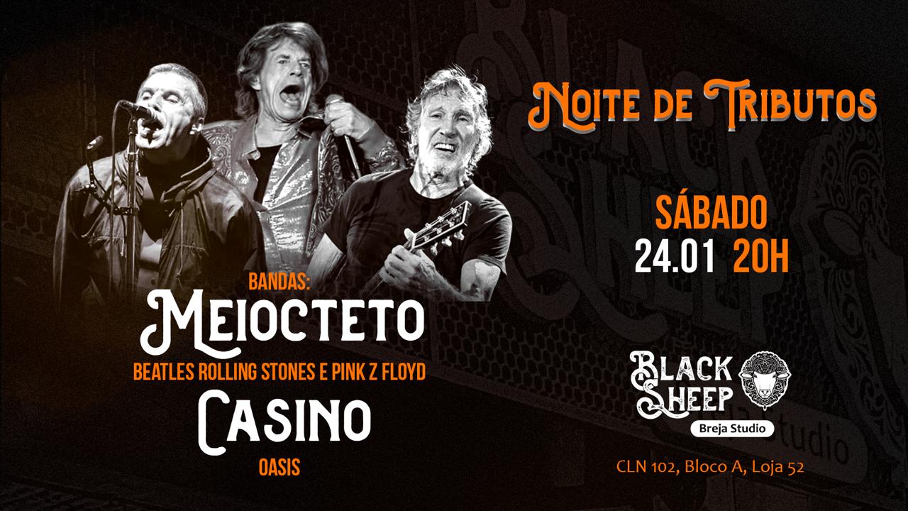 Noite De Tributos | Banda Casino + Meiocteto
