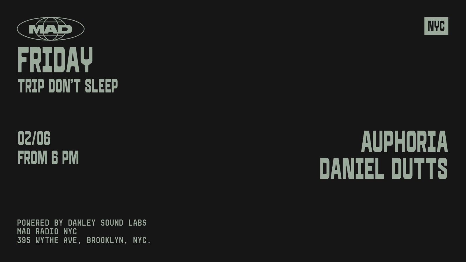 Trip Don't Sleep: Auphoria, Daniel Dutts