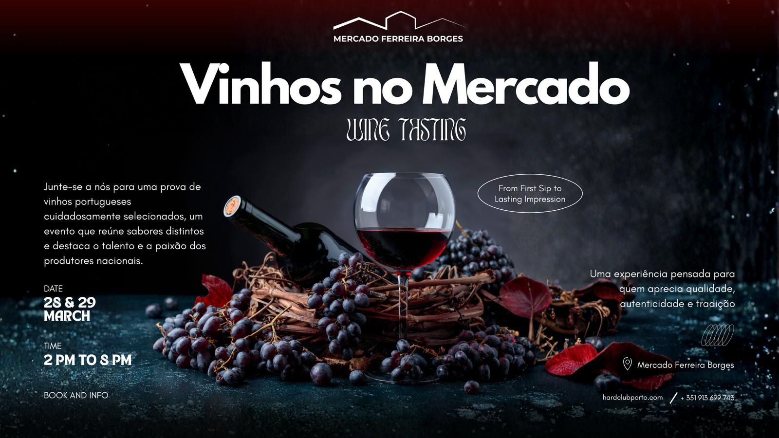 Vinhos No Mercado - Wine Tasting