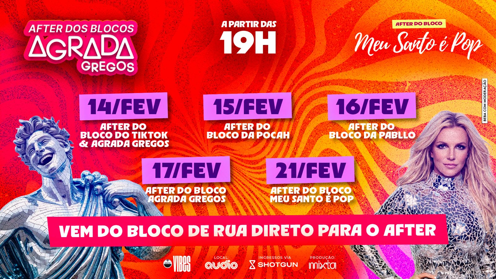 After Do Agrada Gregos 2026 - O Pós Bloco Oficial De Sp