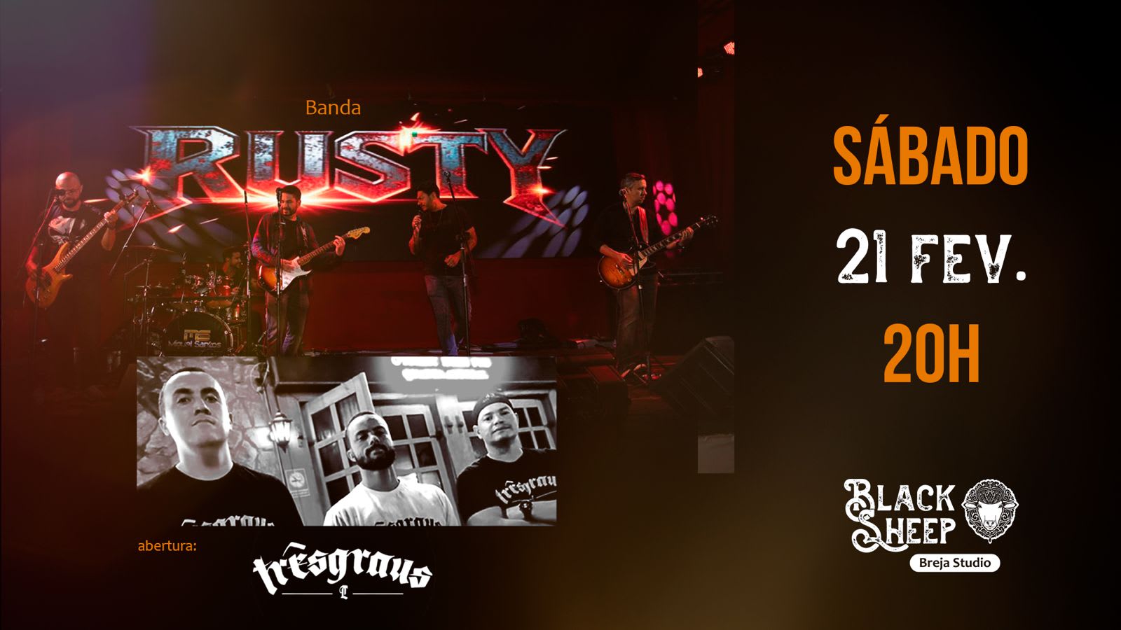 Banda Rusty No Calabouço Da Ovelha!