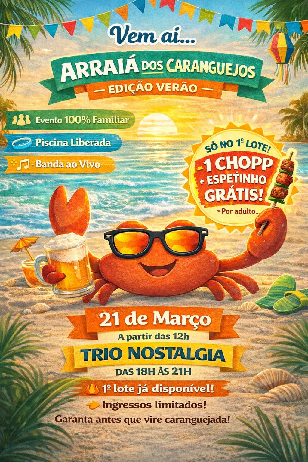 Arraia Dos Caranguejos - Edição Verão