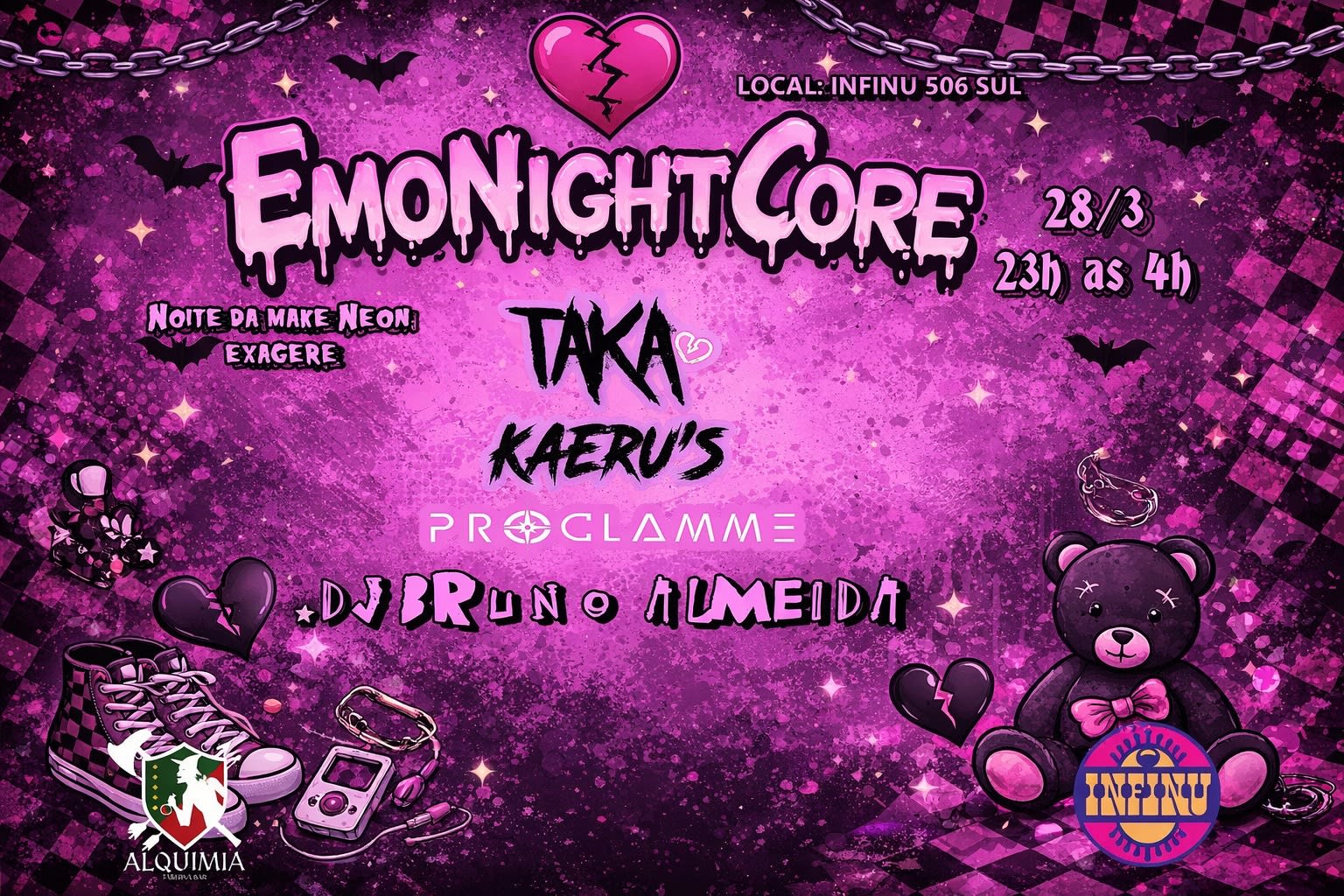 Alquimia Produções Apresenta Emonightcore No Infinu