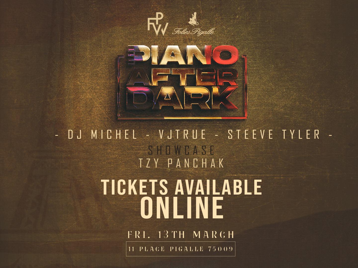 Piano After Dark - Vendredi 13 Mars - Folies Pigalle