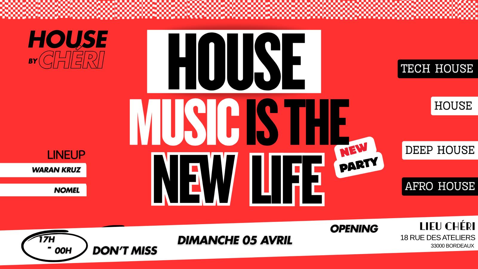 Opening House By Chéri : New Party 100 % House Music