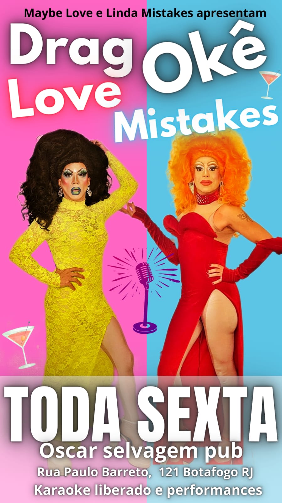 Dragokê Love Mistakes Sexta 27/03 Oscar Selvagem Pub