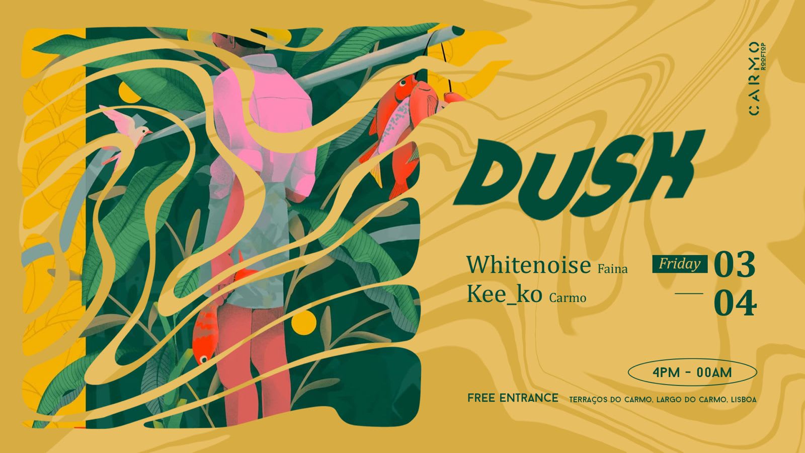 Dusk At Carmo Rooftop W/ Whitenoise And Kee_Ko