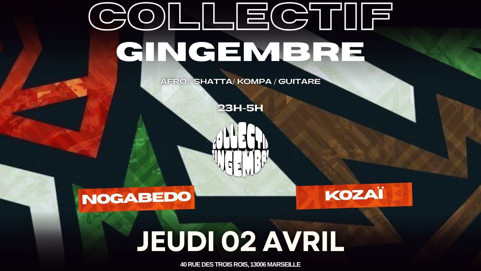 Collectif Gingembre : Noga Bedo + Kozaï
