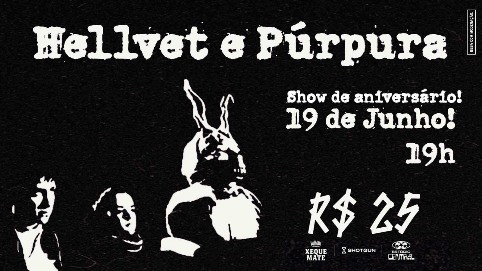 Púrpura E Hellvet No Estúdio Central