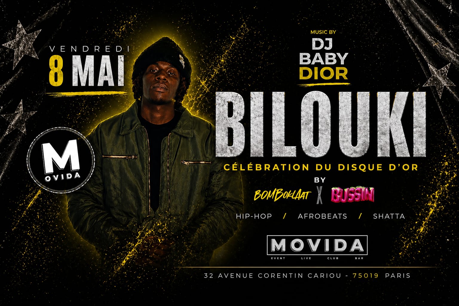 Vendredi 08 Mai - Bussin - Bilouki Celebre Son Single D'or