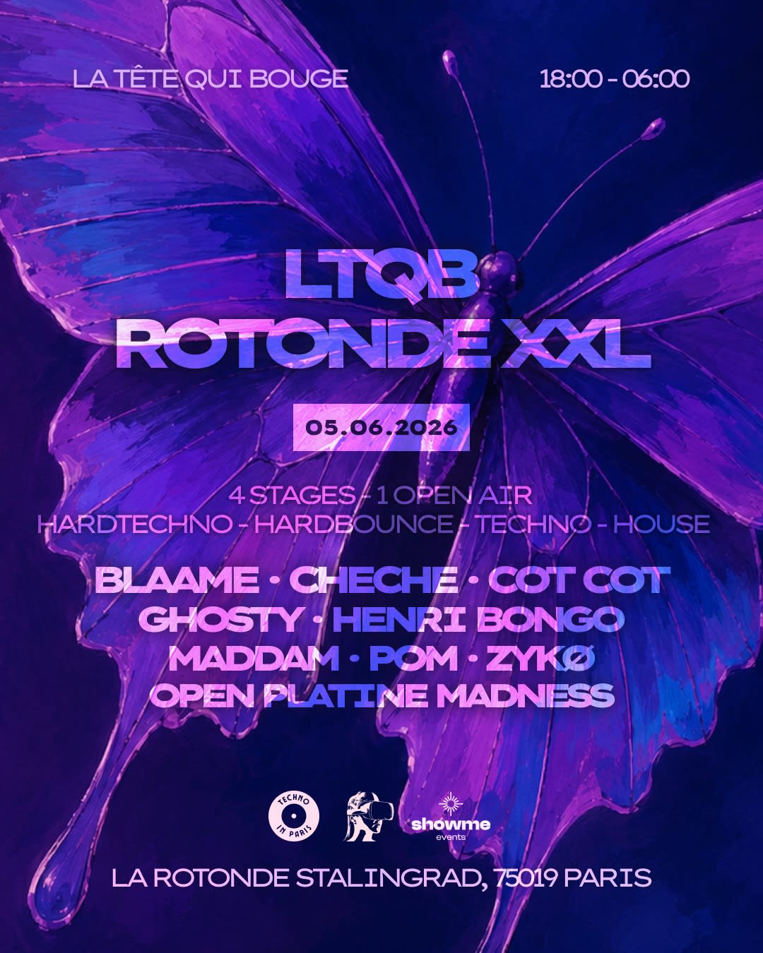 Ltqb Rotonde Xxl Open-Air & Club: Blaame · Ghosty & More