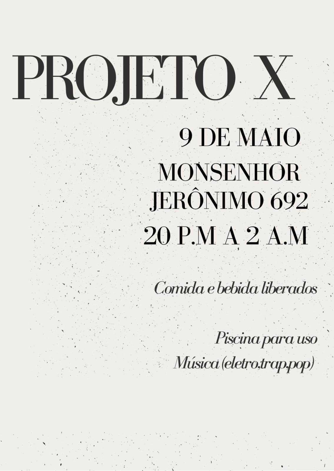 Projeto X Suburbano