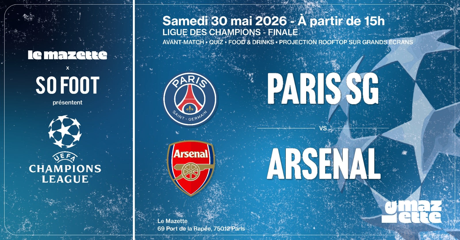 So Fooooot : Finale Ldc Psg Vs Arsenal !!!!