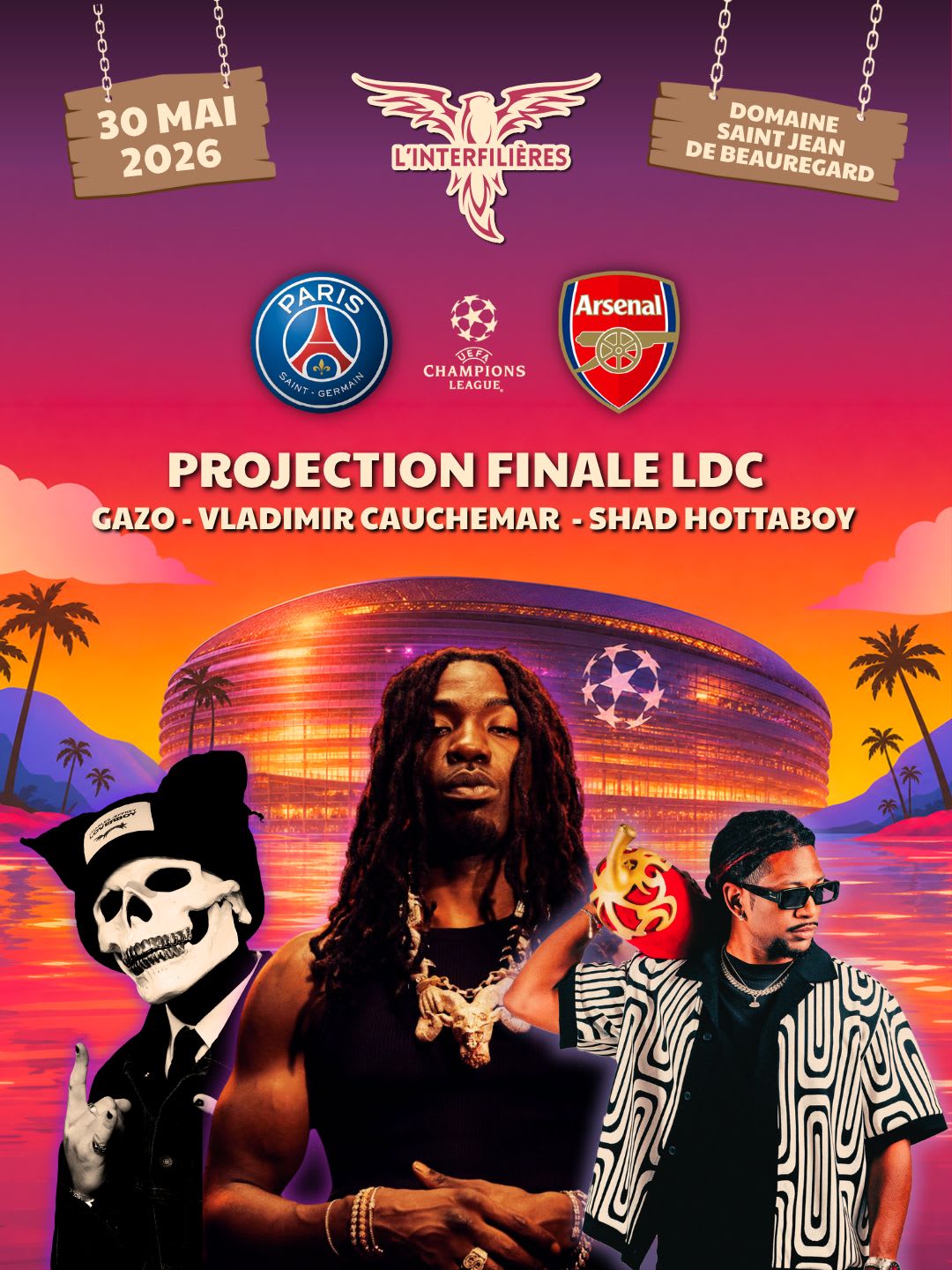 Finale Ldc Sur Écran Géant + Gazo + Vladimir Cauchemar