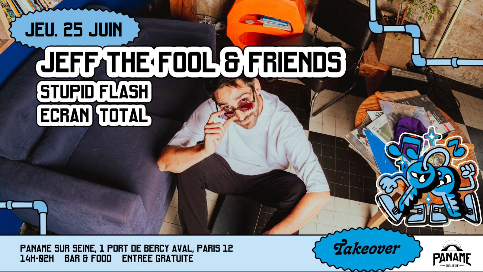 Reporte Pluie : Jeff The Fool & Friends