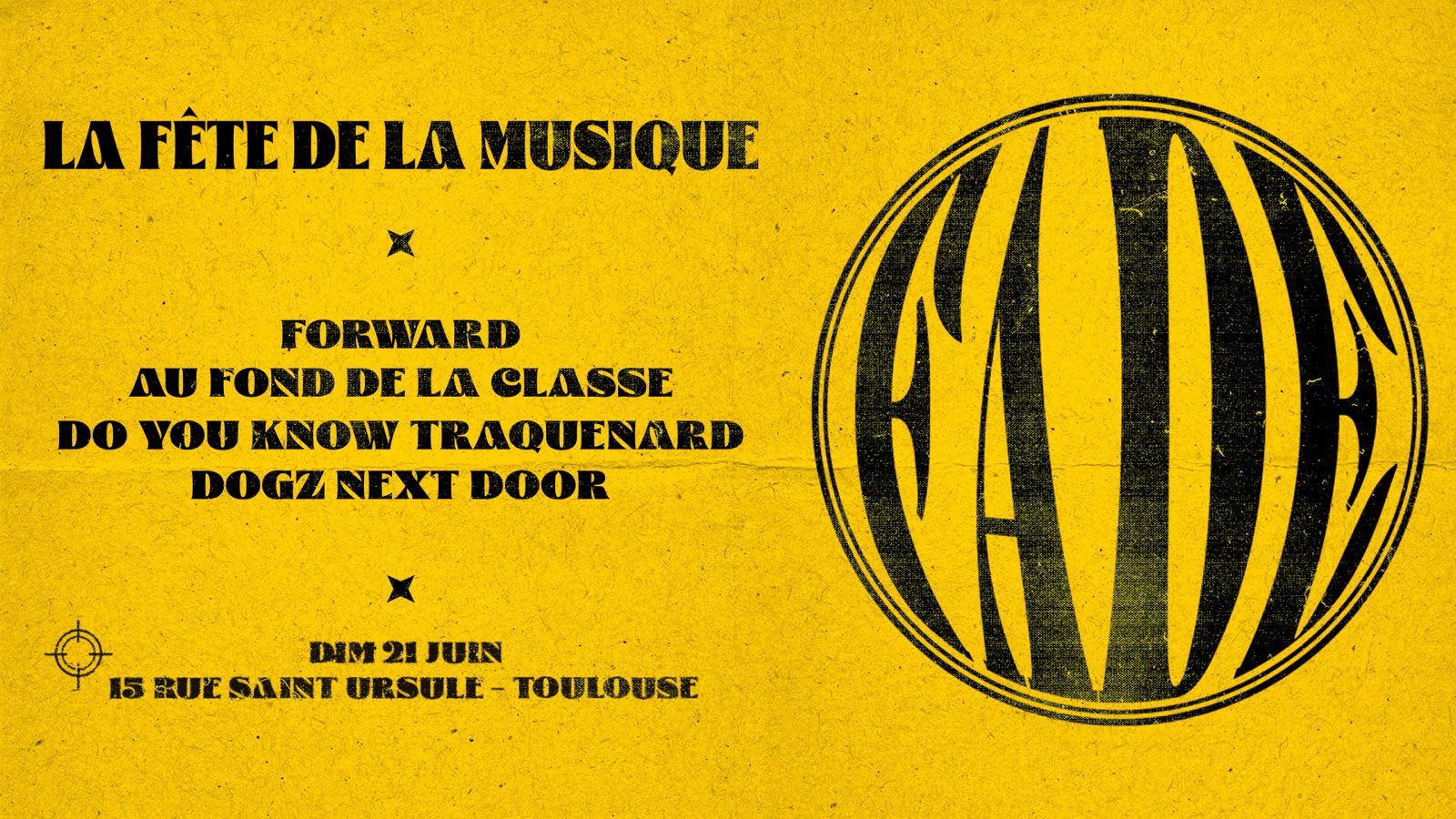 Fdlm 2026 : Forward X Dyk Traquenard X Aufonddelaclasse