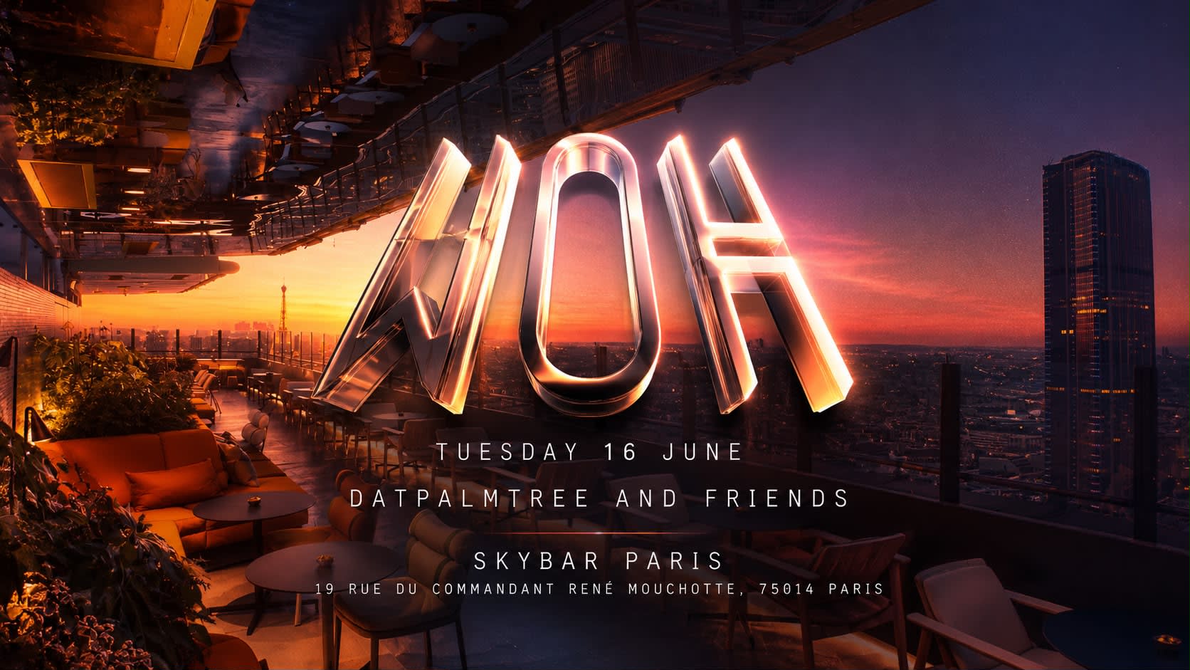 Woh At Skybar Invite : Datpalmtree