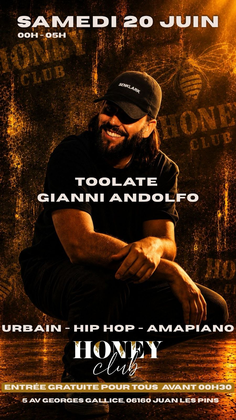 Honey Club : Gianni X Toolate