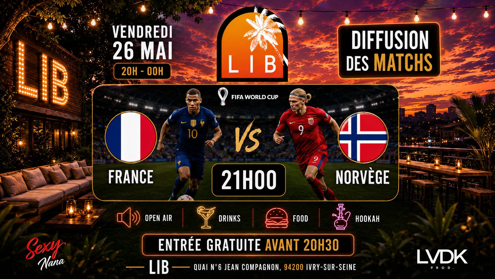 Diffusion Match France - Libertalia