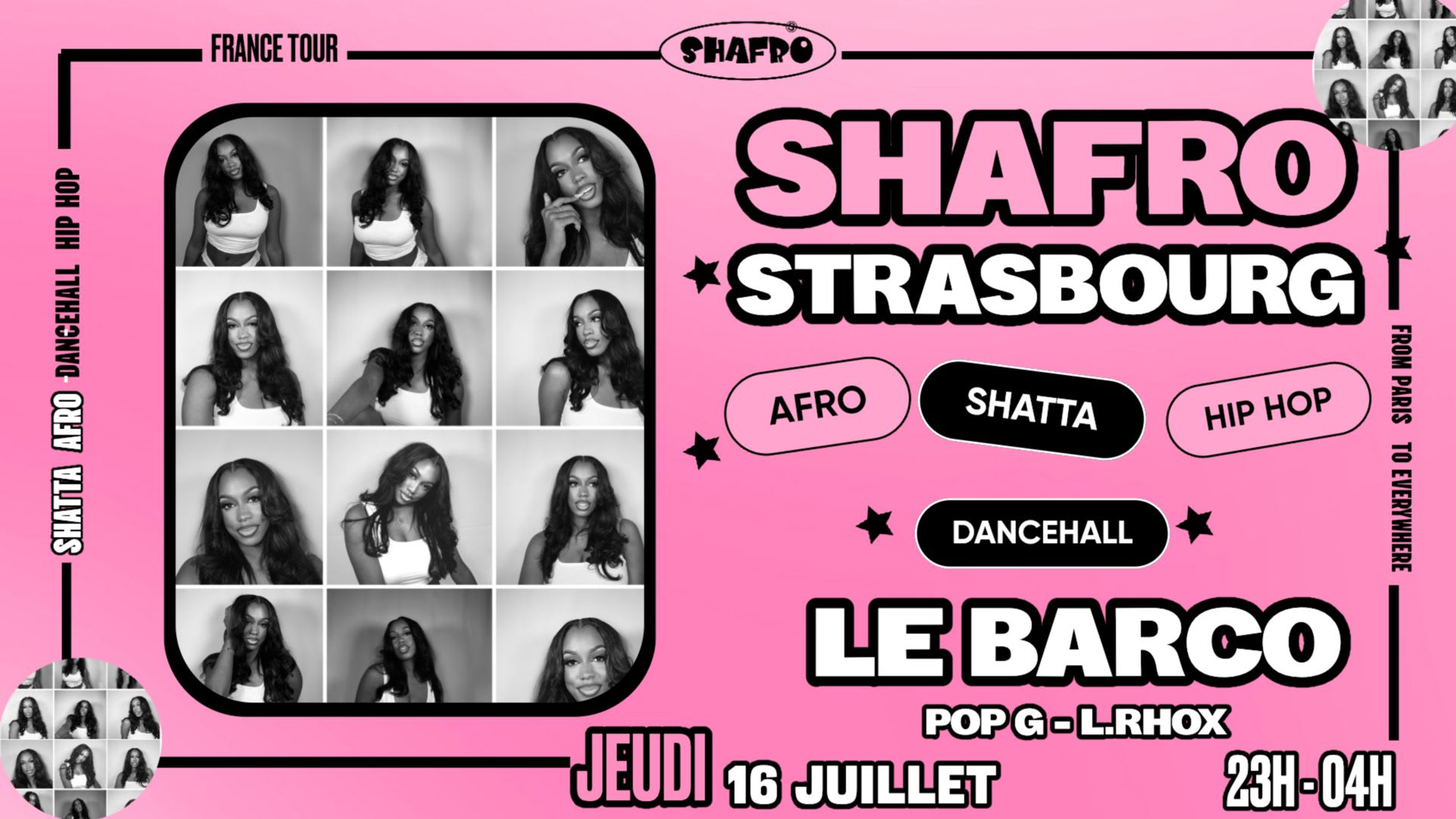 Shafro @Strasbourg #4 : Afro,Shatta,Dancehall