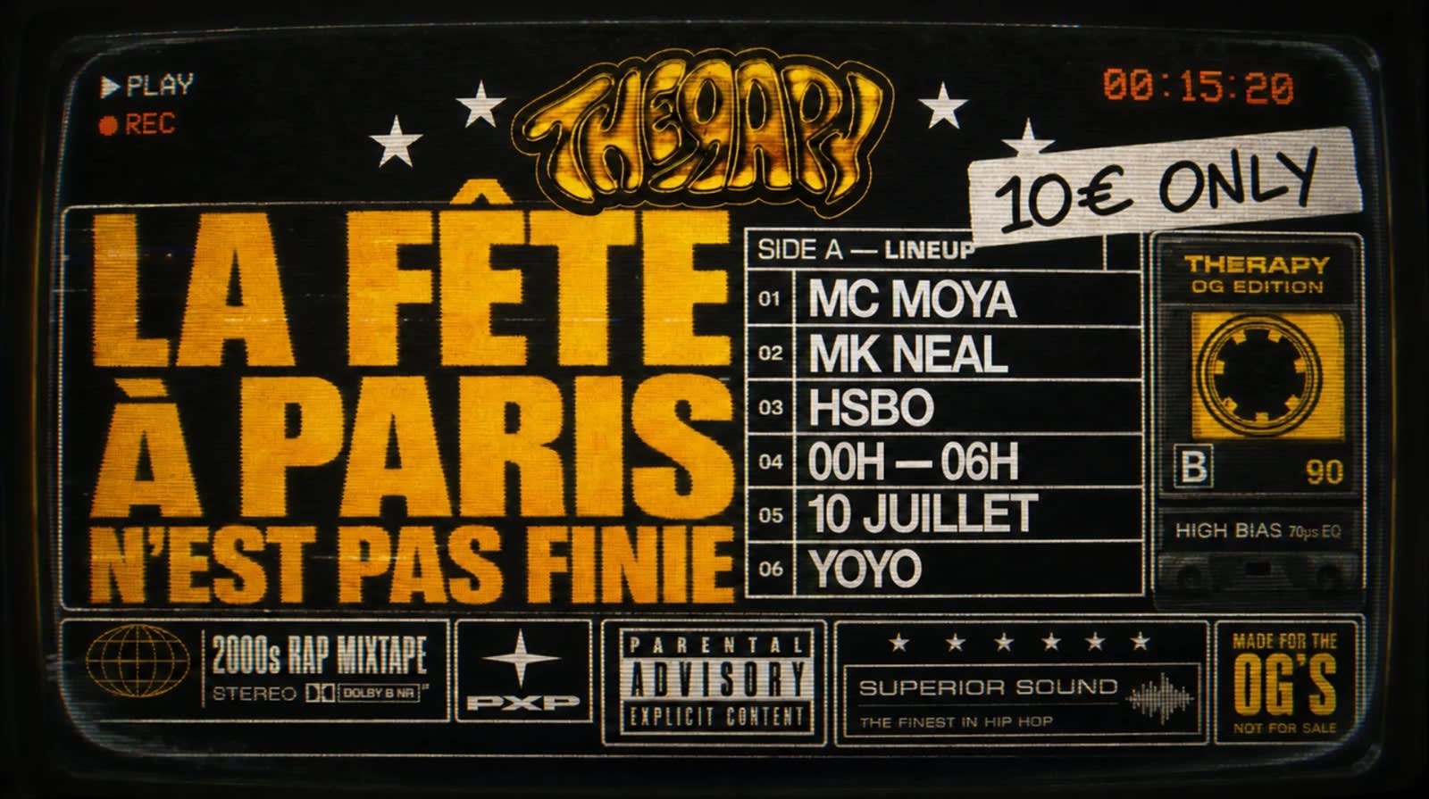 La Therapy Du Peuple / 10 Juillet @Yoyo
