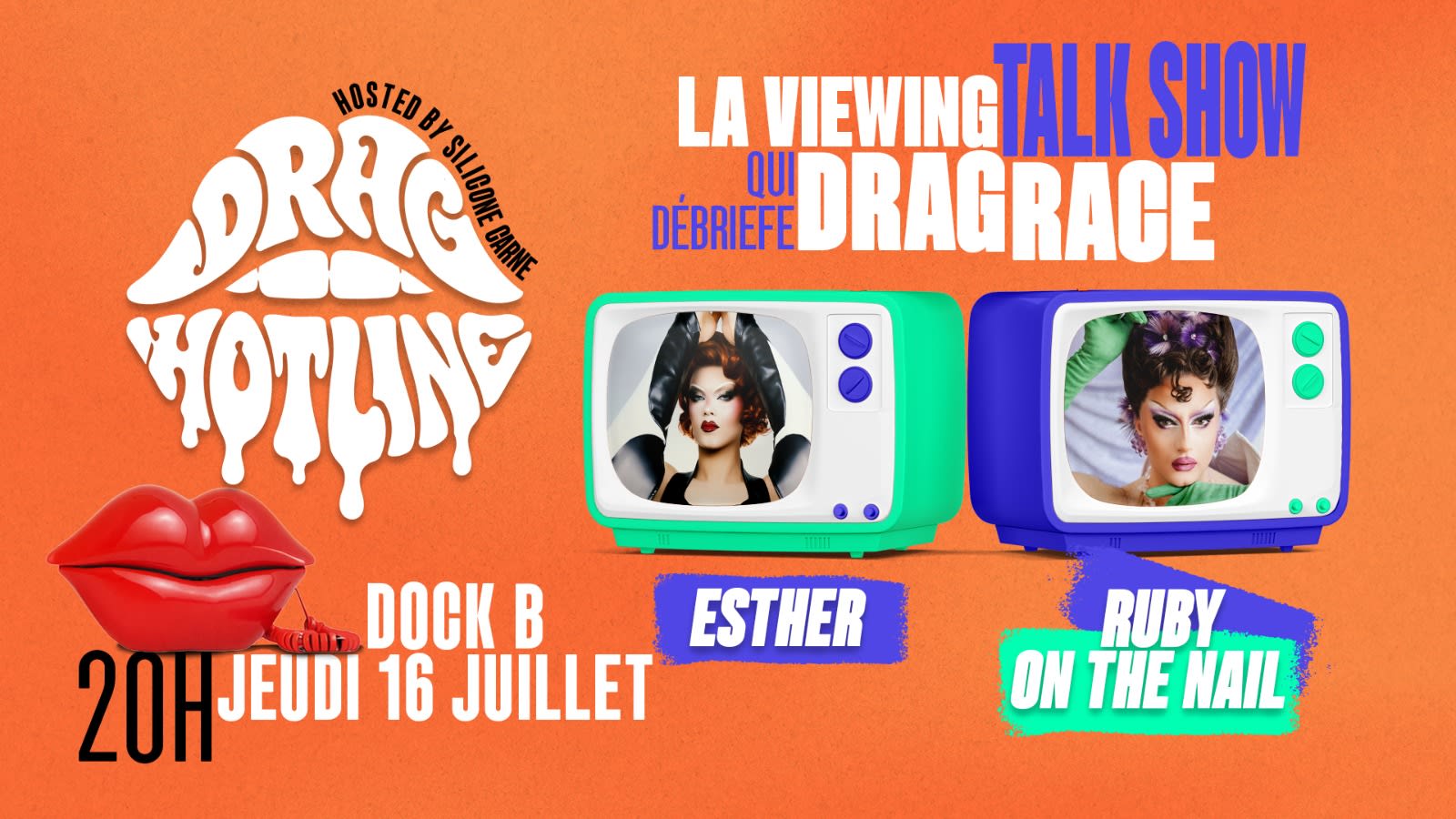 Drag Hotline - Viewing Party Drag Race France Ep 2