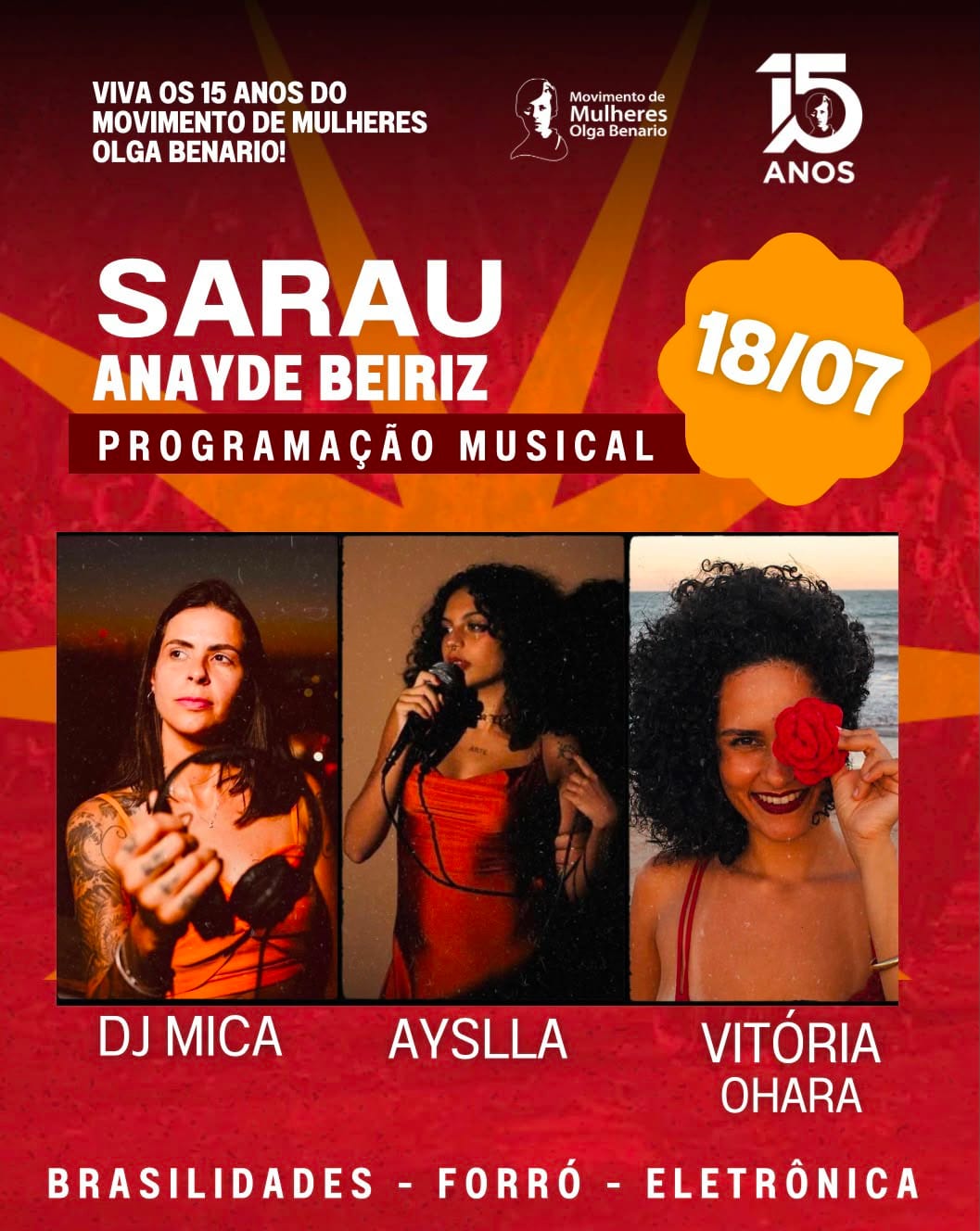 Sarau Anayde Beiriz Com Dj Mica, Aysla E Vitoria Ohara